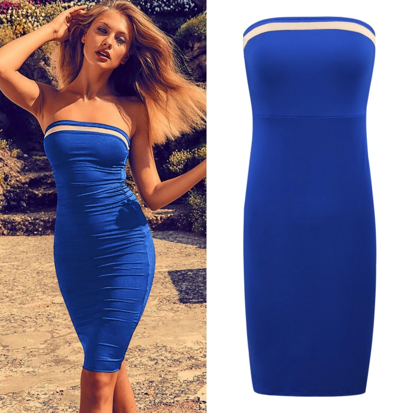 Twos Tube Top Dress